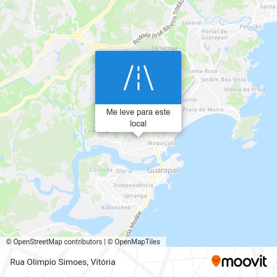 Rua Olimpio Simoes mapa