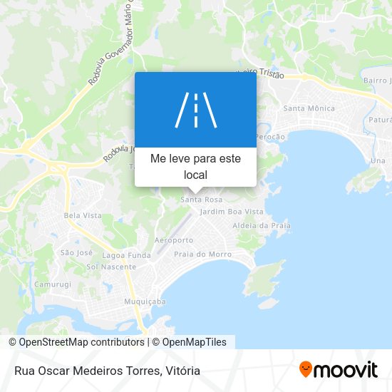 Rua Oscar Medeiros Torres mapa