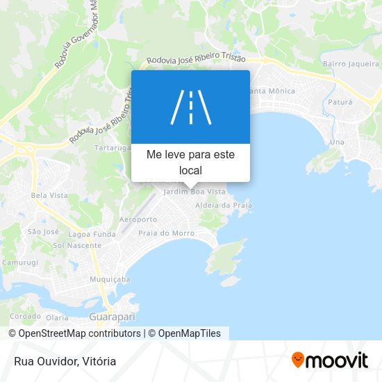 Rua Ouvidor mapa