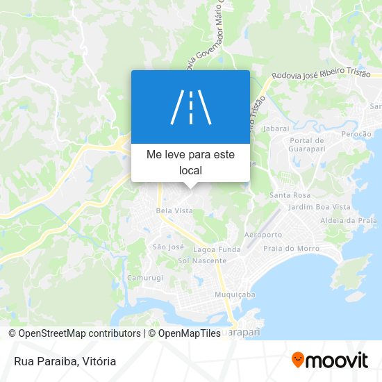 Rua Paraiba mapa