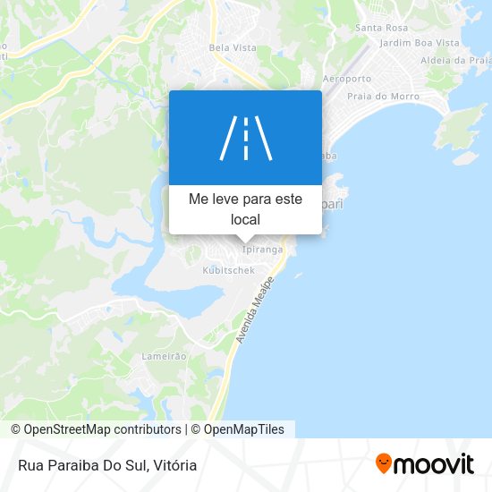 Rua Paraiba Do Sul mapa
