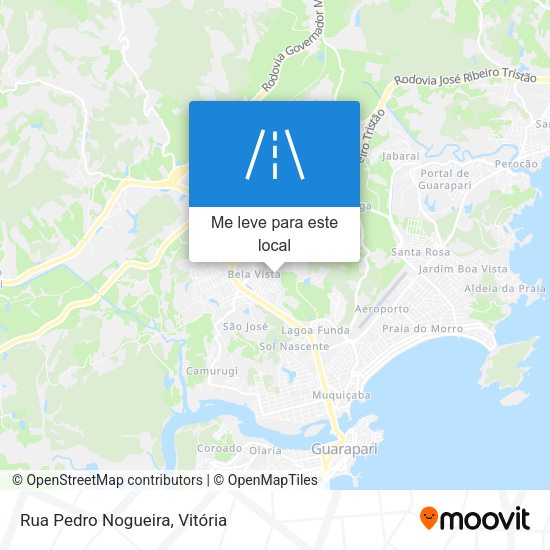 Rua Pedro Nogueira mapa
