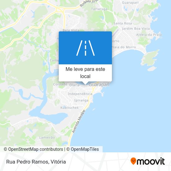 Rua Pedro Ramos mapa