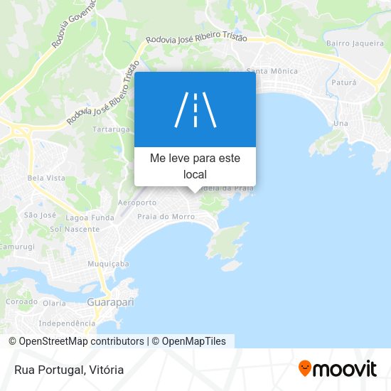Rua Portugal mapa