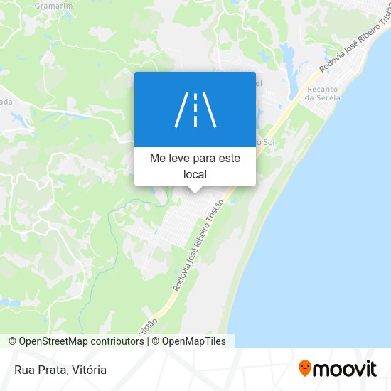 Rua Prata mapa