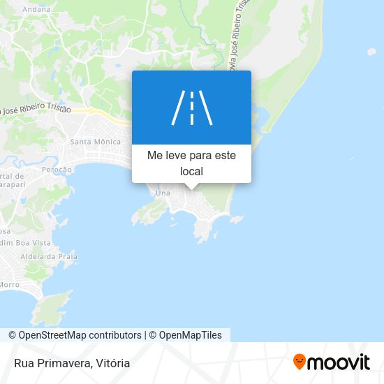 Rua Primavera mapa