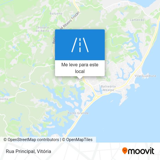 Rua Principal mapa