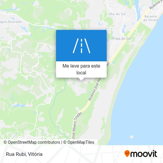 Rua Rubi mapa