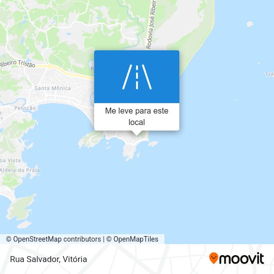Rua Salvador mapa