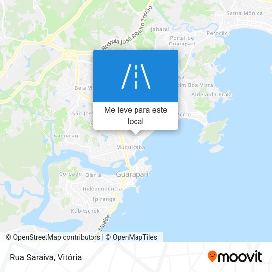 Rua Saraiva mapa