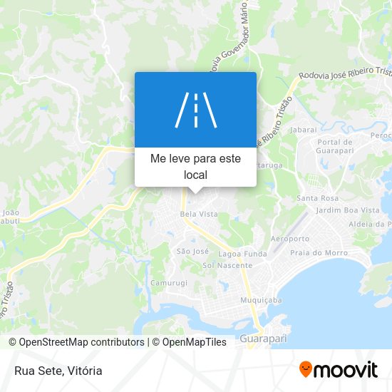 Rua Sete mapa