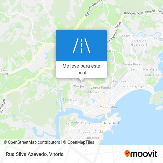 Rua Silva Azevedo mapa