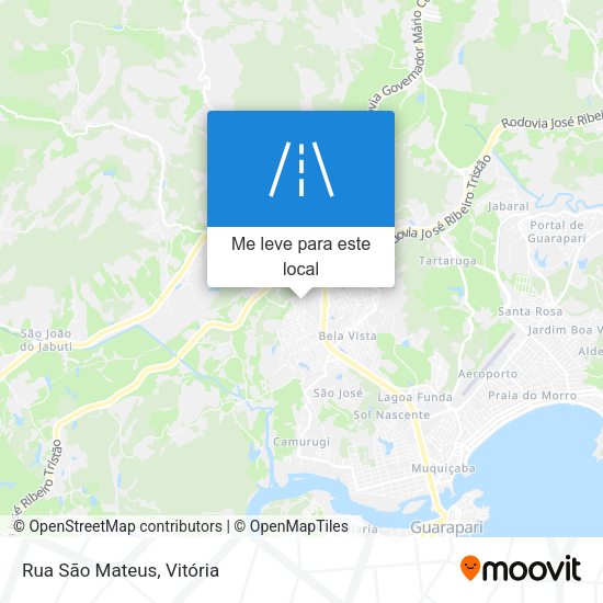 Rua São Mateus mapa
