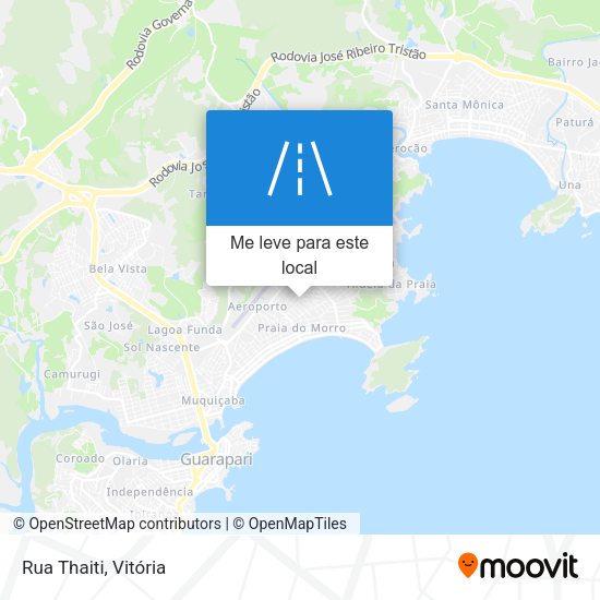 Rua Thaiti mapa
