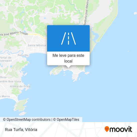 Rua Turfa mapa