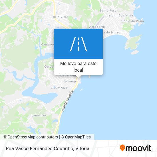 Rua Vasco Fernandes Coutinho mapa