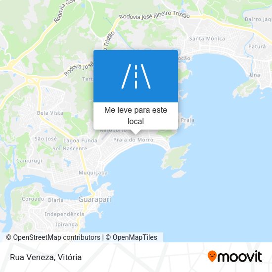 Rua Veneza mapa