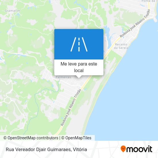 Rua Vereador Djair Guimaraes mapa