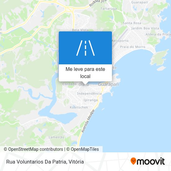 Rua Voluntarios Da Patria mapa