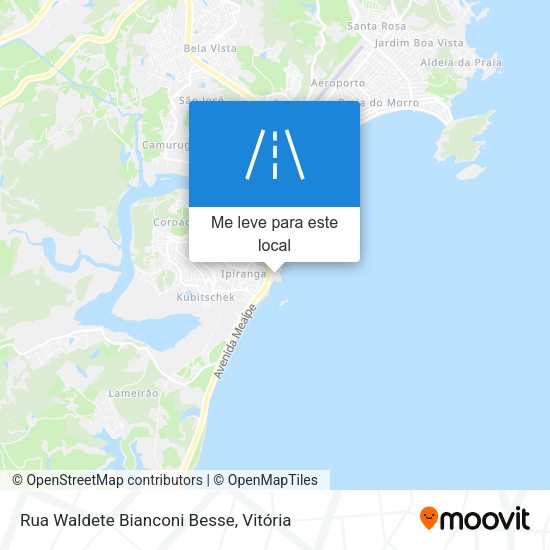 Rua Waldete Bianconi Besse mapa