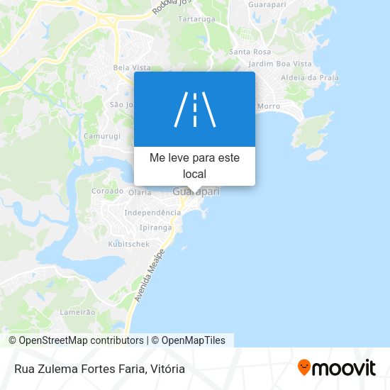 Rua Zulema Fortes Faria mapa