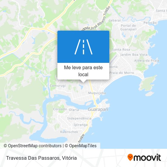 Travessa Das Passaros mapa
