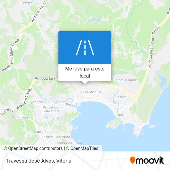 Travessa José Alves mapa