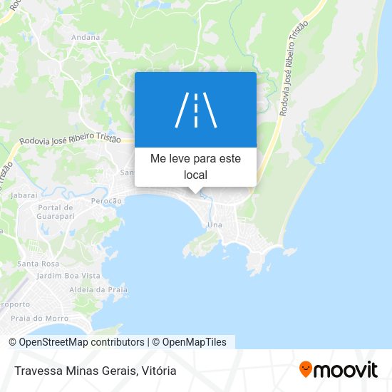 Travessa Minas Gerais mapa