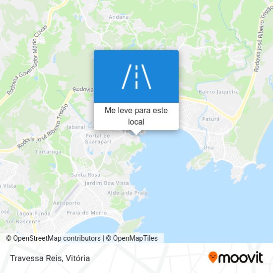 Travessa Reis mapa