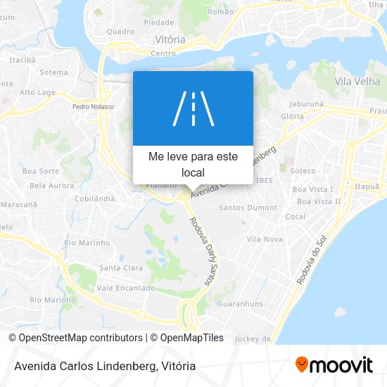 Avenida Carlos Lindenberg mapa