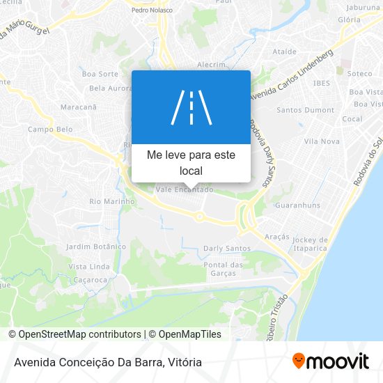 Avenida Conceição Da Barra mapa