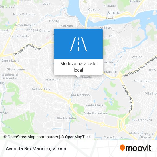 Avenida Rio Marinho mapa