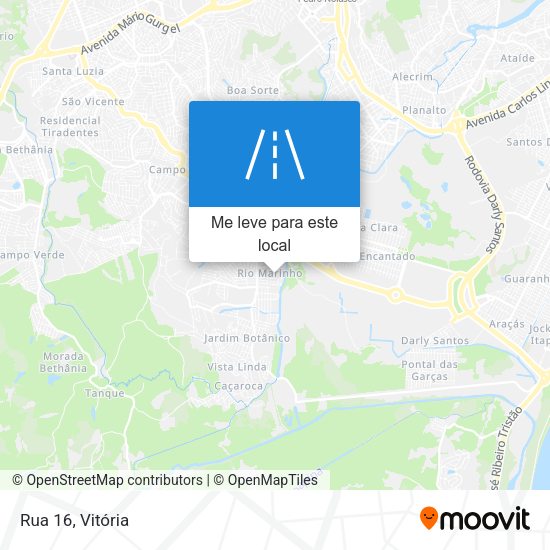 Rua 16 mapa