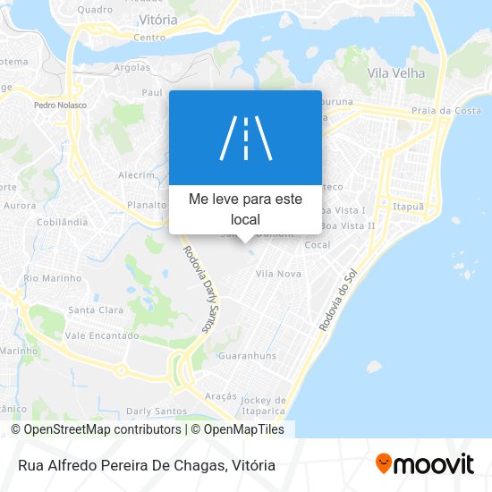 Rua Alfredo Pereira De Chagas mapa