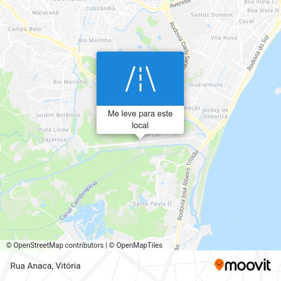 Rua Anaca mapa