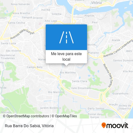 Rua Barra Do Sabiá mapa