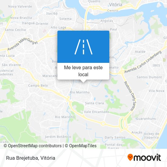 Rua Brejetuba mapa