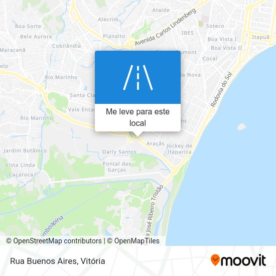 Rua Buenos Aires mapa