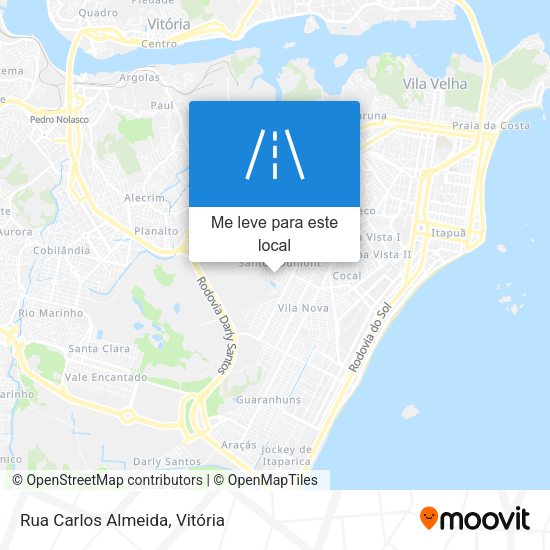 Rua Carlos Almeida mapa