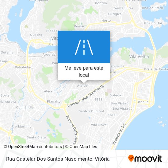 Rua Castelar Dos Santos Nascimento mapa