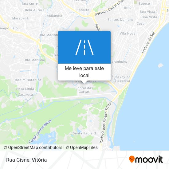 Rua Cisne mapa