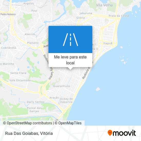 Rua Das Goiabas mapa
