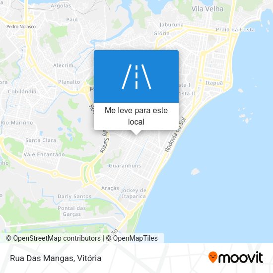 Rua Das Mangas mapa