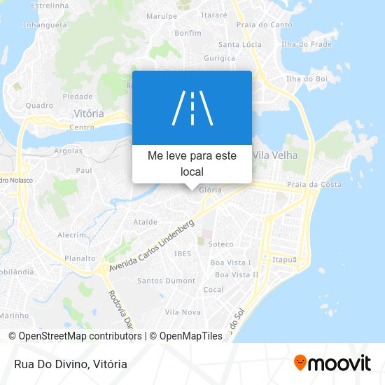 Rua Do Divino mapa