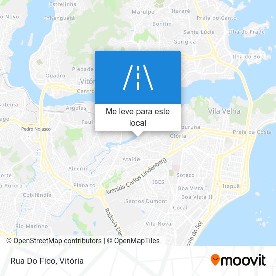 Rua Do Fico mapa