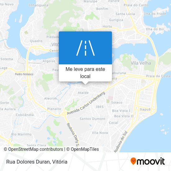 Rua Dolores Duran mapa