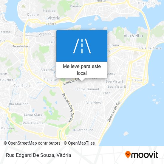 Rua Edgard De Souza mapa
