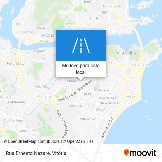 Rua Ernesto Nazaré mapa