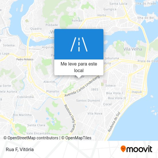 Rua F mapa
