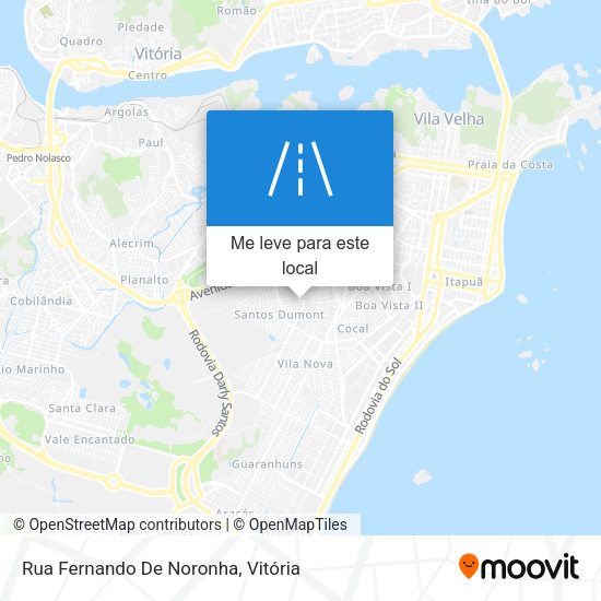 Rua Fernando De Noronha mapa